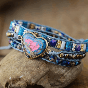 Bracciale Blue Love Diaspro