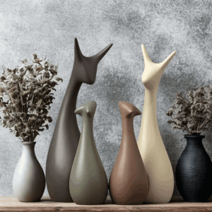 Cervi minimalisti set di 4