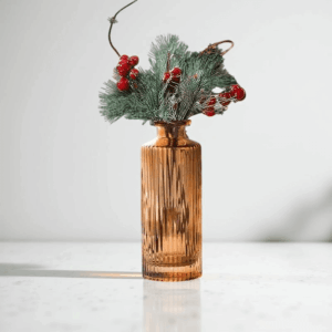 Vintage vaso ambrato