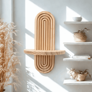 Mensola da parete in legno Boho