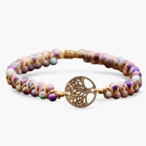 Bracciale Albero della Vita - Diaspro Imperatore