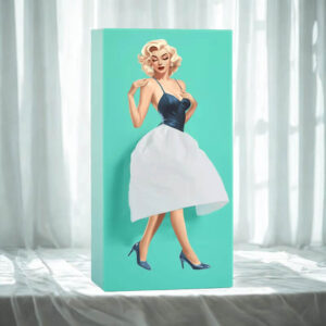 Portarotolo di carta Marilyn Monroe - blu
