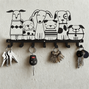 Portachiavi da parete - cani