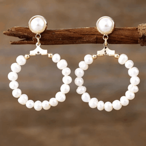 Orecchini Circle Elegance Pearl