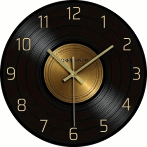 Orologio da parete retrò - Disco in vinile