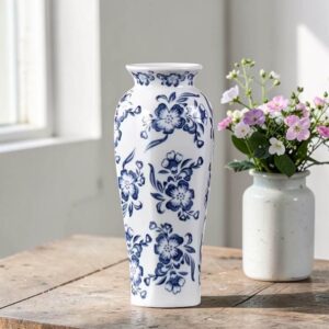 Vaso cinese con decorazione floreale