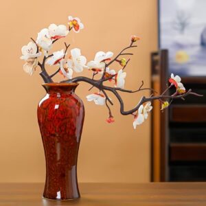 Vaso in ceramica rosso