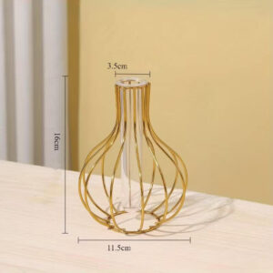 Vaso a forma di fiaschetta – colore oro