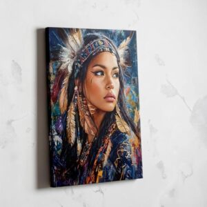 Ragazza indiana - foto incorniciata